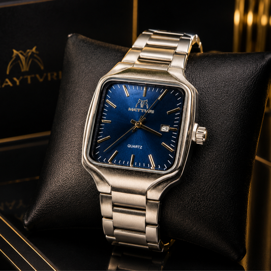 Matturi Square Dial Analog Quartz Watch